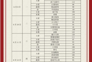 吴中区苏苑实验小学食堂菜单（2025.6.9—2025.6.13）